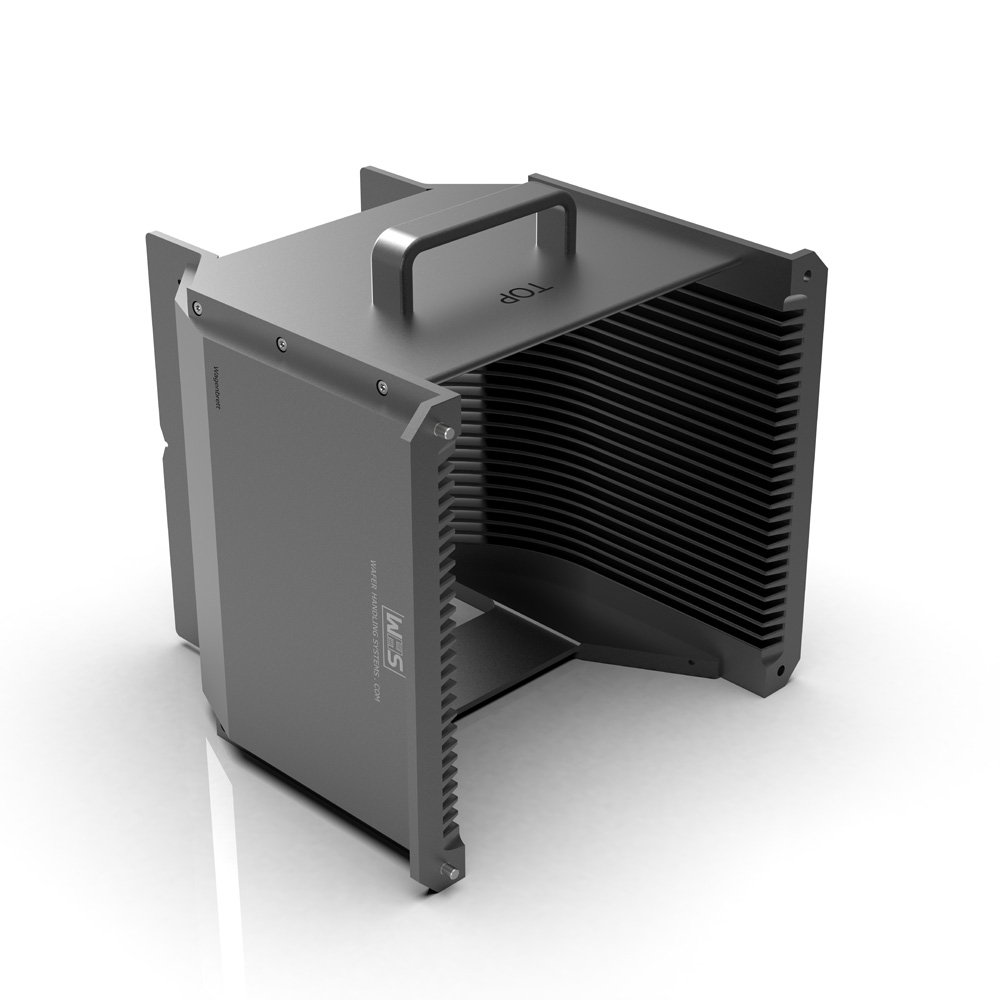 8" (200 mm) Aluminum hard clear anodized cassette | 25 slot 8" (200 mm) Aluminum hard clear anodized cassette | 25 slot