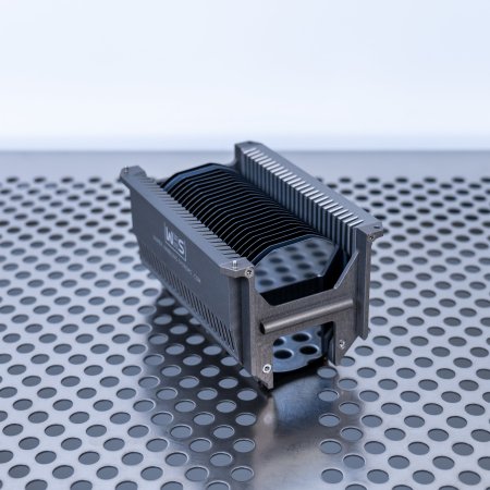 3" (76 mm) Aluminum hard clear anodized cassette | 25 slot End wall / H-bar | Angular | MOQ 1 3" (76 mm) Aluminum hard clear anodized cassette | 25 slot End wall / H-bar | Angular | MOQ 1