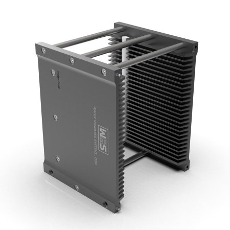 Legacy cassette, aluminum (coated), 25 slot, slot-shape angular (WHS-M2) 100 mm (4&rdquo;)